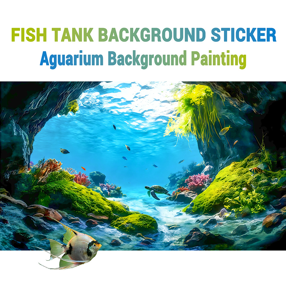 Aquarium Fish Paradise - Paraíso das Tartarugas, Pintura de Fundo