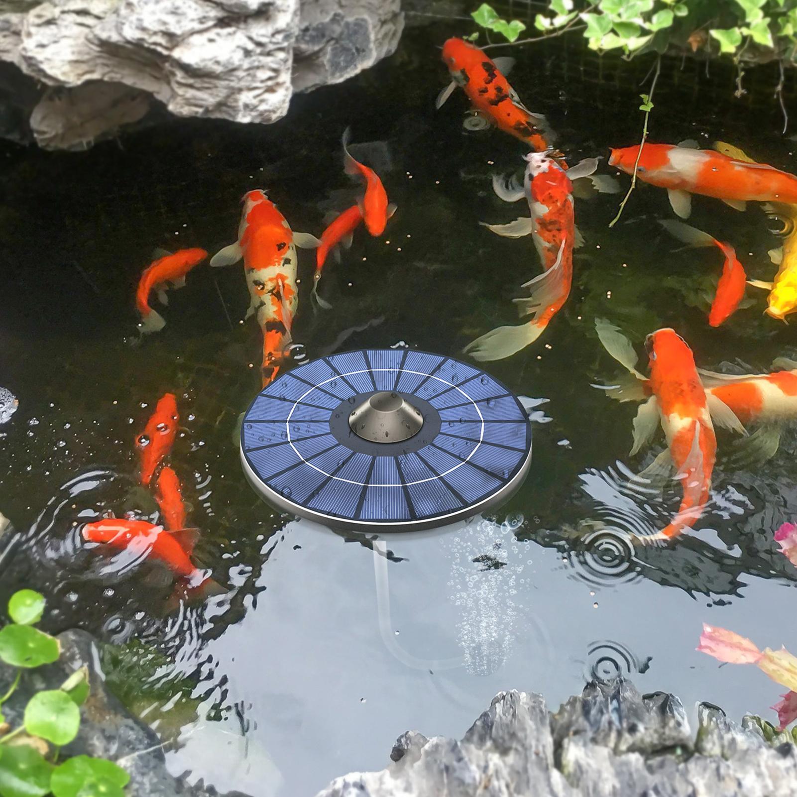 Aquarium Fish Escape - Bomba Aeradora Solar para Lagos e