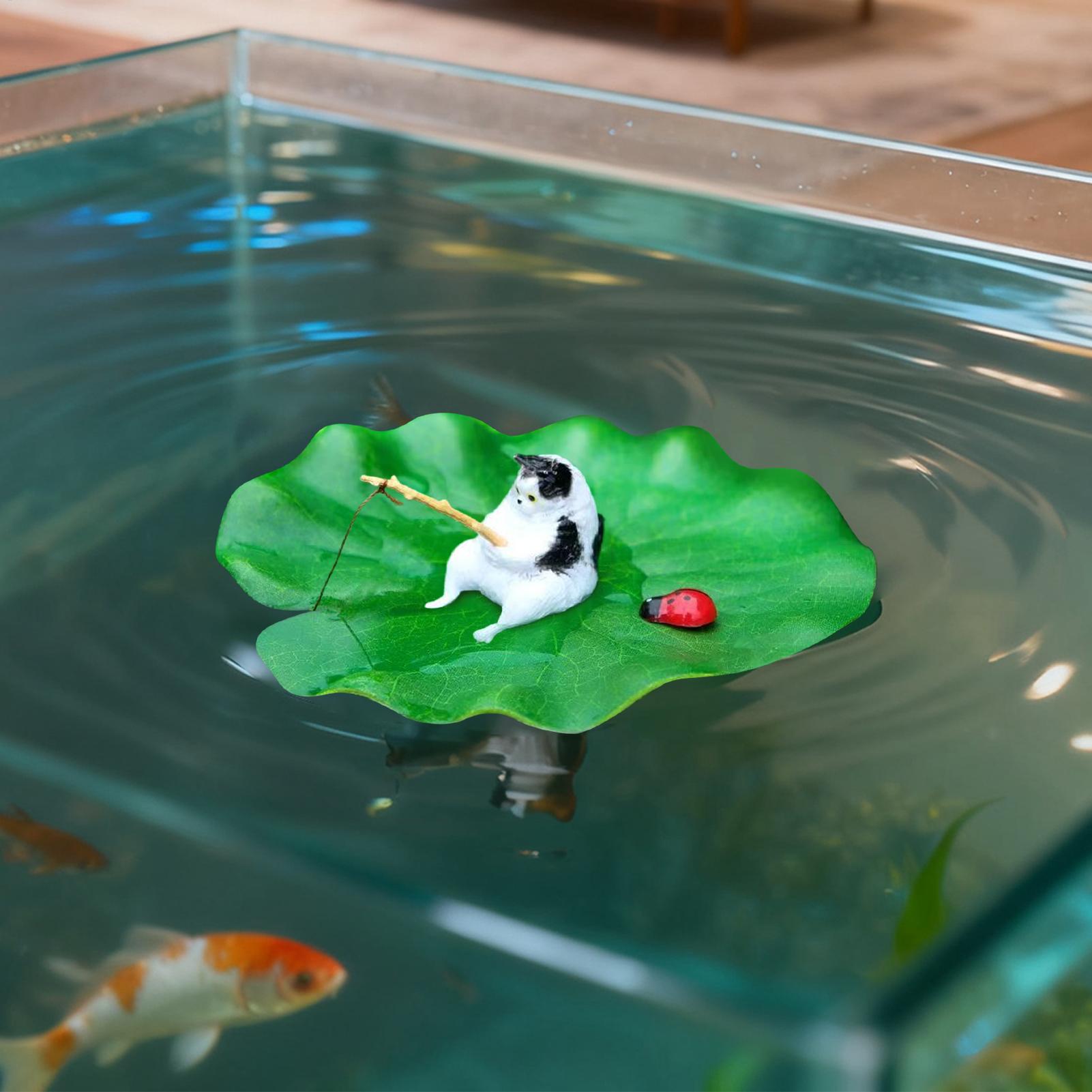 Aquarium Fish Escape - Decoração para Aquário: Modelo de Gato