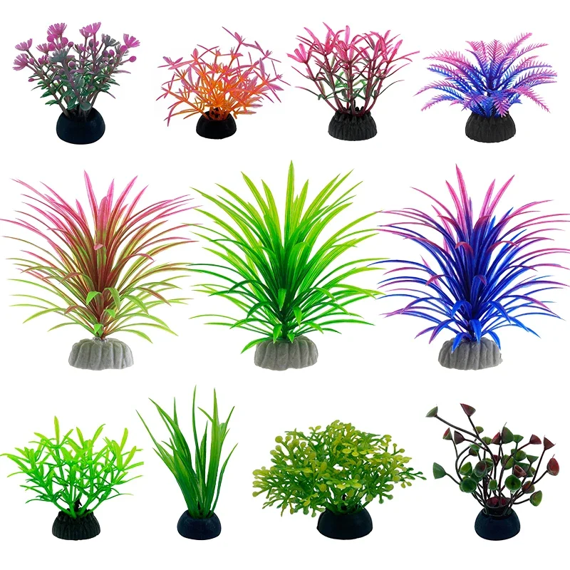 Aquarium Fish Artificial - Simulação decorativa de aquário em pvc,