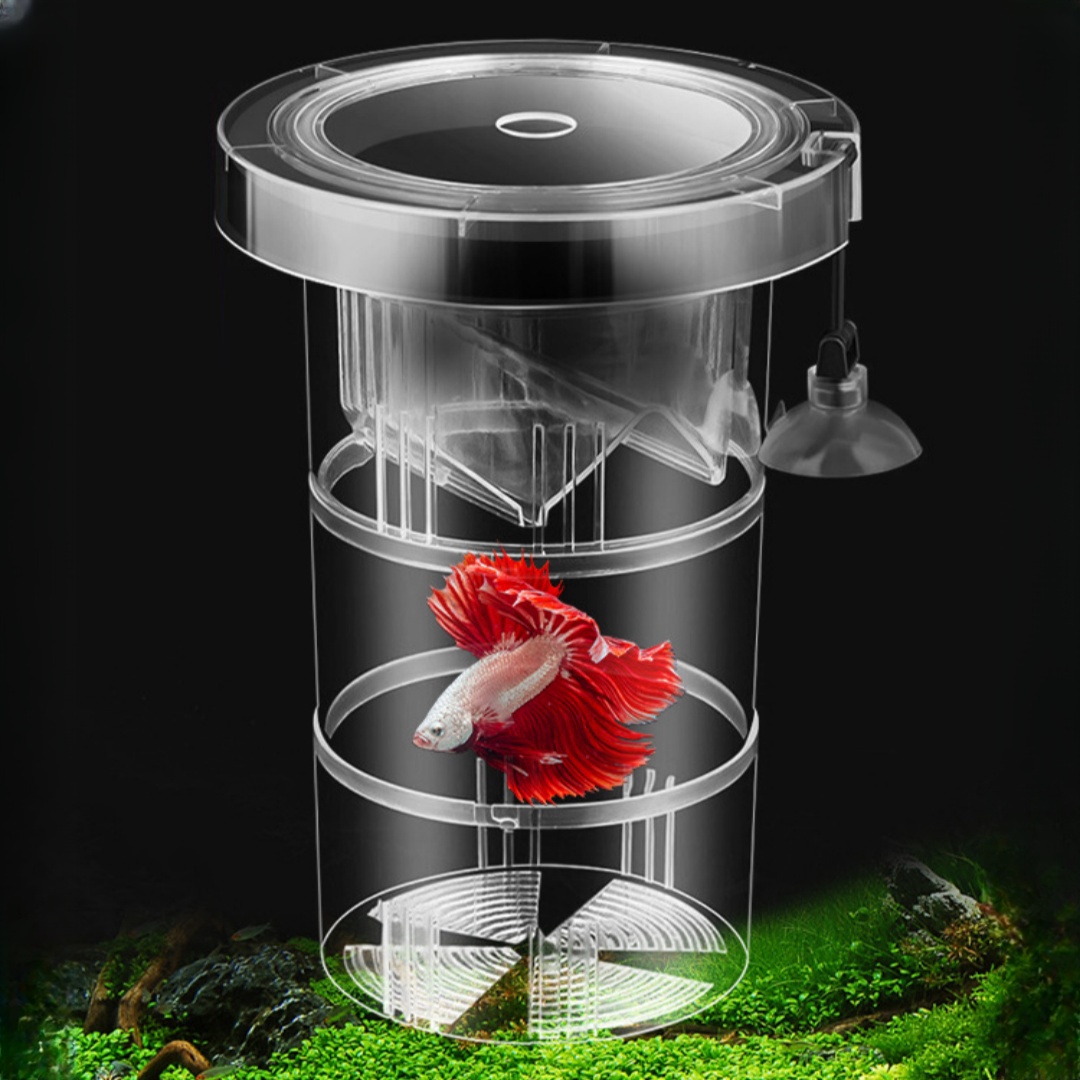 Aquarium Fish Escape - Acrílico flutuante caixa de isolamento de