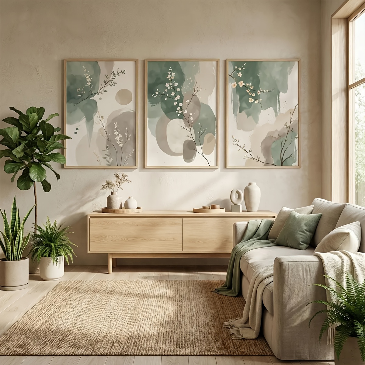 Conjunto de 3 Quadros Decorati - Live Plant Fertilizer avaliação e preço