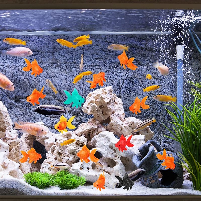7 peças de peixe artificial ti - Aquarium Fish Artificial avaliação e preço