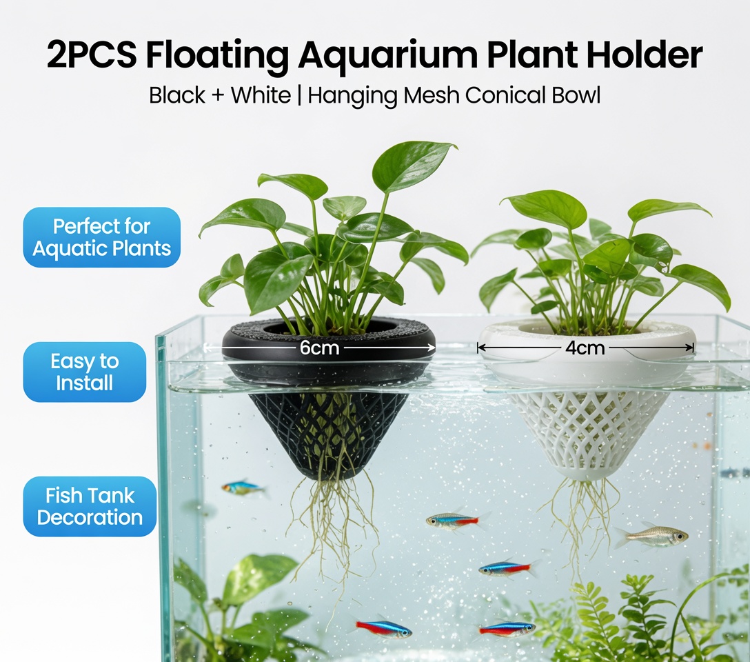 Suporte Flutuante para Plantas - Aquarium Fish Escape avaliação e preço