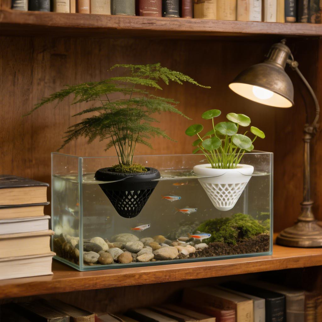Suporte Flutuante para Plantas - Aquarium Fish Escape avaliação e preço