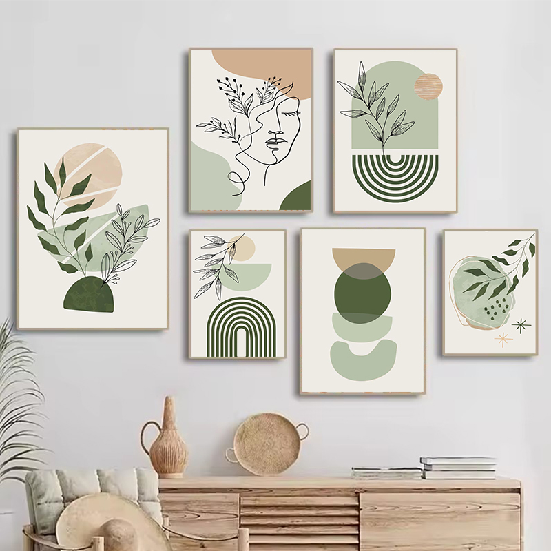 Boho sage plantas verdes arte  - Live Plant Fertilizer avaliação e preço