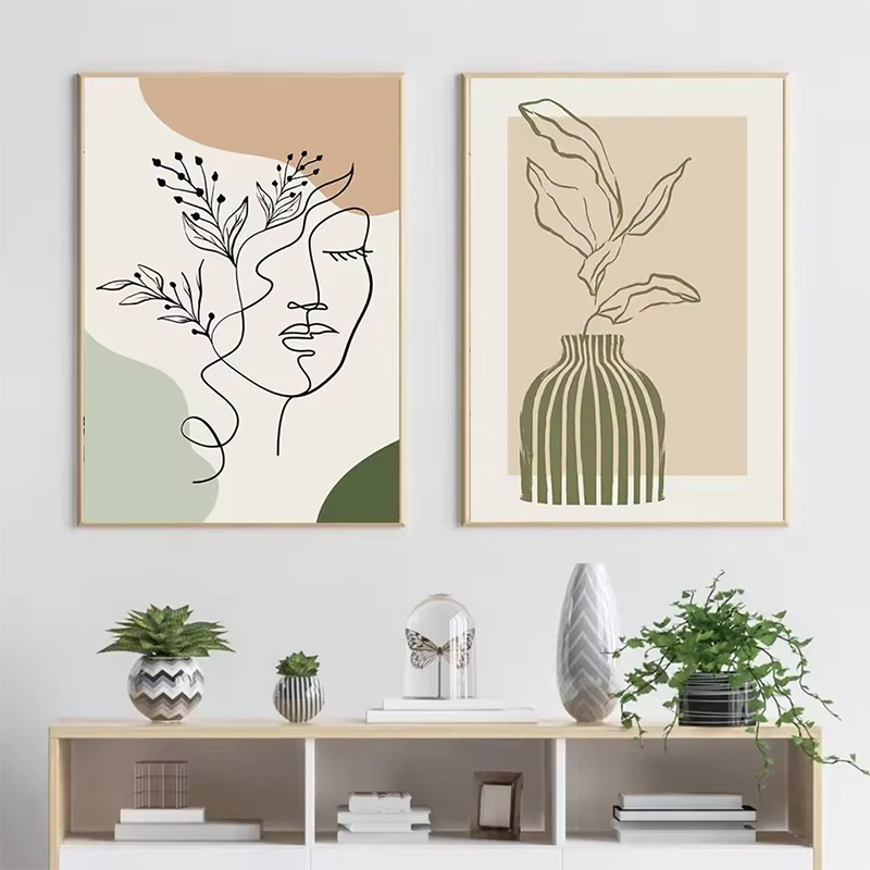 Boho sage plantas verdes arte  - Live Plant Fertilizer avaliação e preço