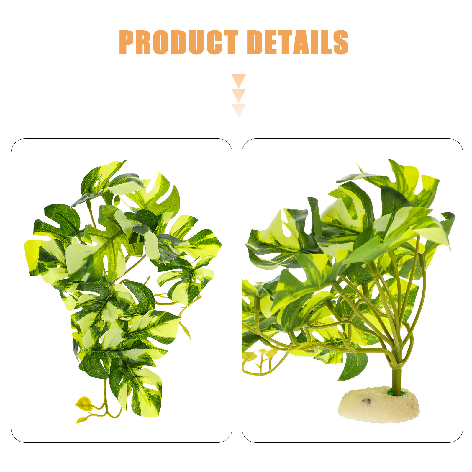 Planta Artificial Realista de  - Aquarium Fish Artificial avaliação e preço
