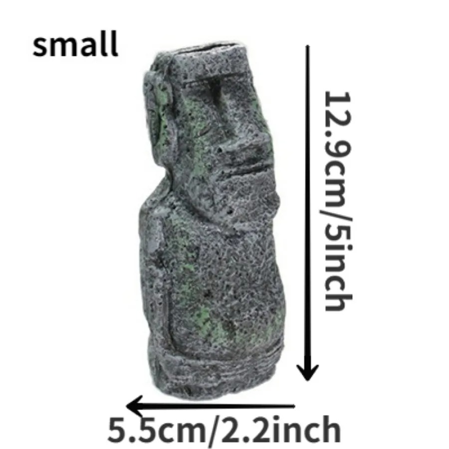 Estátua de pedra da ilha de pá - Aquarium Fish Artificial avaliação e preço