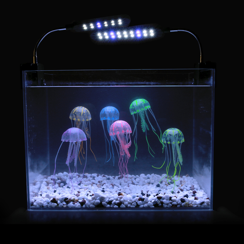 Medusa Fluorescente Artificial - Aquarium Fish Artificial avaliação e preço